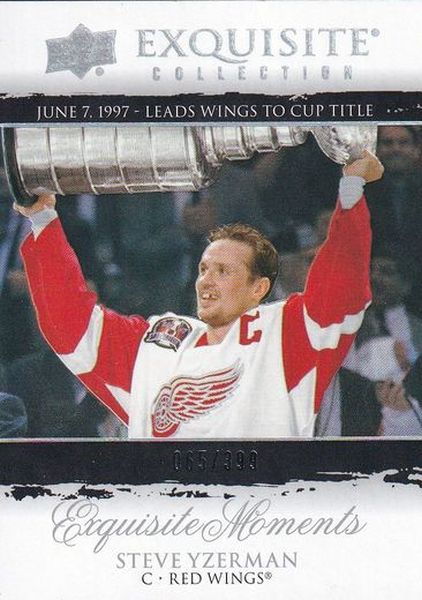 insert karta STEVE YZERMAN 21-22 Black Diamond Exquisite Moments /399